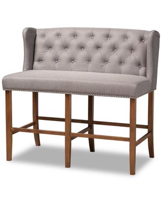 Baxton Studio Dnu Baxton Studio Alira Bar Stool Bench