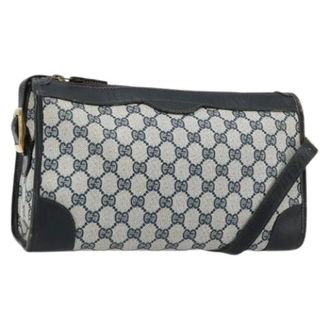 Gucci Pre-owned Shoulder Bags, female, Blue, Size: ONE SIZE Pre-owned Vintage Shoulder Bag
