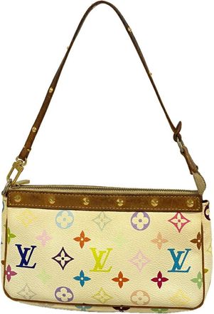 Louis Vuitton Blanc Pouch (Pre-Owned)