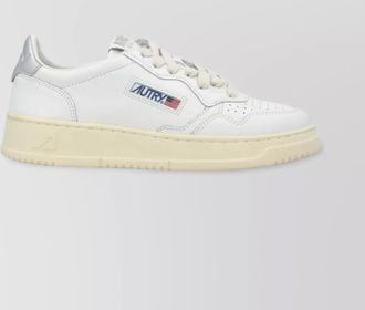 Autry low-top sneakers leather perforated panel