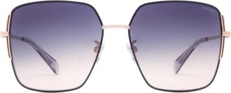 Police Occhiali da sole squadrati Sunset 3 - Nero