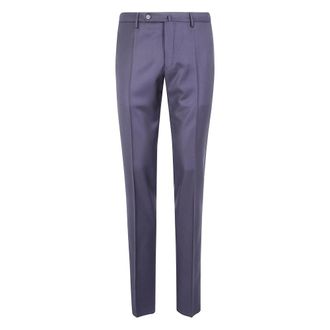 Incotex Flat-front Wool Trousers