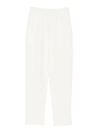 Twin-Set Broek met elastische tailleband - Wit