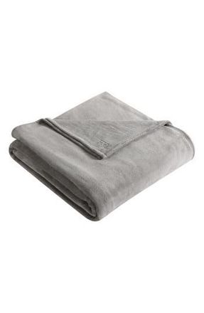 Kenneth Cole Solid Throw Blanket in Smoke at Nordstrom Rack, Size Full/queen