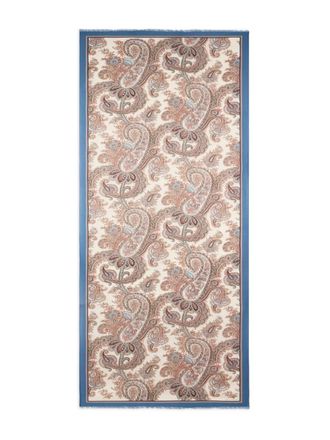 Etro Sjaal met paisley-patroon - Beige
