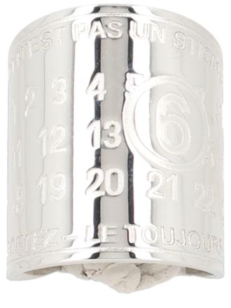 Maison Margiela Reflective Silver Brass Ring