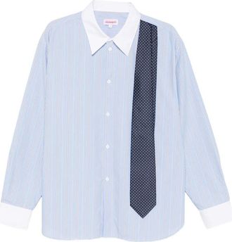 Charles Jeffrey Loverboy Striped Tie Shirt