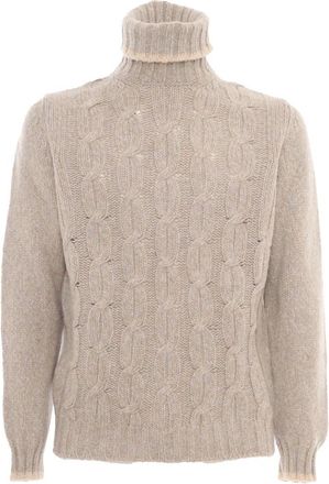 Fedeli Turtlenecks, male, Multicolor, Size: 2XL Maglia Collo Alto