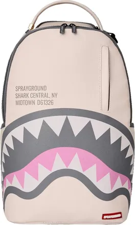 Sprayground Shark Central Rose DLXSV Backpack White Black W1035715