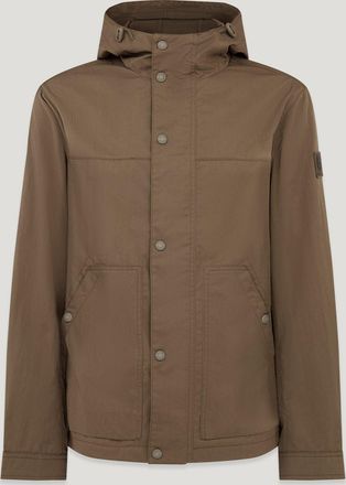 Belstaff Cover Jacket Mens Cotton Gabardine Major Brown Size 2XL