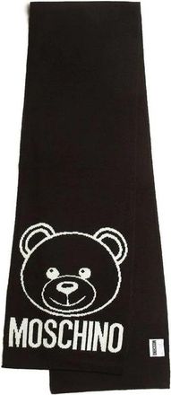 Moschino Sjaals - Dames - Wintersjaals - Zwart - ONE Size - Wol - Accessoires
