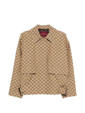 Gucci Gg Canvas Bomber Jacket