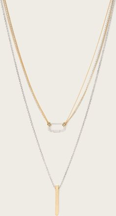 AllSaints April Double Necklace