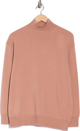 Vince Weekend Wool & Cashmere Turtleneck Sweater in Blush Cream at Nordstrom Rack, Size X-Small