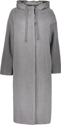 Fabiana Filippi Dames, Mantels, Grijs, Maat: XS Wol