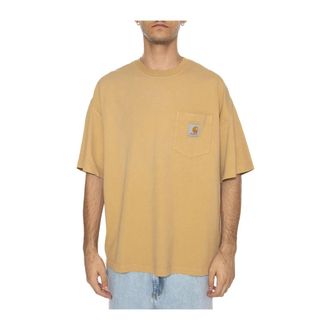Carhartt Work in Progress Heren, Tops, Bruin, Maat: L Katoen