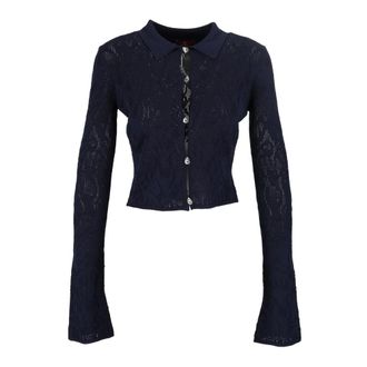 Dondup Cardigan Blu - - Knitwear - Donna - Blu - L