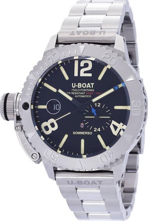 U-Boat Lefty Sommerso Automatic Black Dial Mens Watch 9007/A/MT