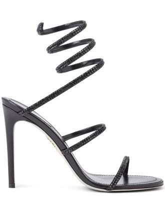 Rene Caovilla Sandali Cleo 105mm - Nero
