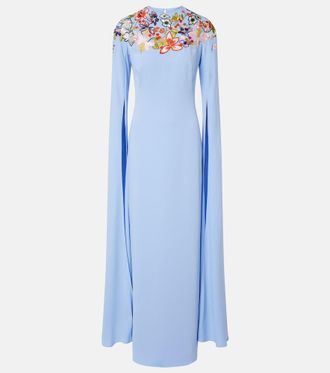 Costarellos Embroidered gown