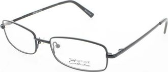 Signature Unisex Black Rectangular Eyeglass Frames 1117Black51