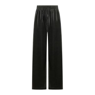 Diesel Wide Leg Trousers - female - Diesel - Wide Trousers - Black - XS - Trousers