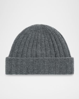 Toteme Wide-Ribbed Cashmere Beanie