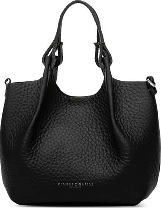 Gianni Chiarini Borsa a spalla Dua piccola in pelle - Nero