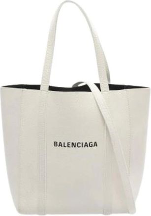 Balenciaga Pre-owned Tote Bags, female, White, Size: ONE SIZE Pre-owned Vintage Tote Bag