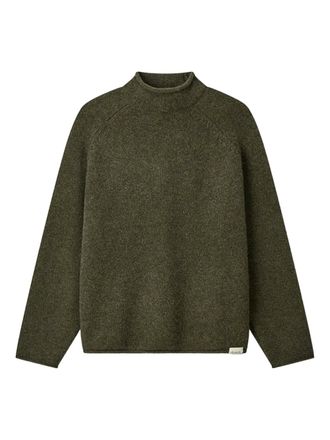 Man On The Boon. turtleneck jumper - men - Wool/Alpaca Wool/Nylon - S - Green
