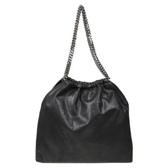 Stella McCartney Falabella Drawstring Bag - female - Stella McCartney - Shoulder Bags - Black - ONE SIZE - Bags