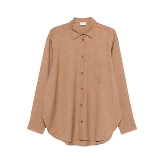 Andamane Dames, Blouses & Shirts, Bruin, Maat: XS