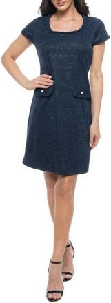 Isaac Mizrahi New York Bouclé Minidress in Navy at Nordstrom Rack, Size X-Large