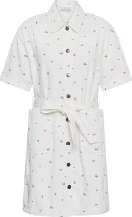 Kaffe Florina Shirt Dress - - Dresses - Donna - Bianco - S