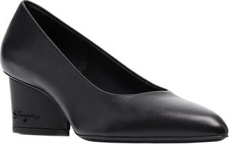 Ferragamo Viva Pointed-Toe Leather Pump