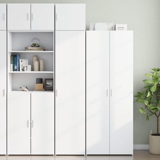 Berkfield Home Slim Storage Cabinet White 45x42.5x225 cm Engineered Wood