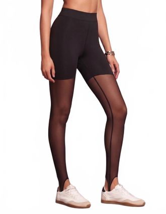 Heroine Sport Duo Stirrup Legging In Black