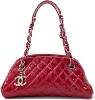 Chanel Pre-owned Shoulder Bags, female, Red, Size: ONE SIZE Pre-owned Leather chanel-bags