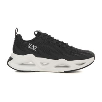 Emporio Armani Canvas sneaker - Heren - Sneakers - Zwart - 40 EU - Polyester - Schoenen
