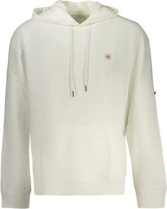 Calvin Klein Heren, Sweatshirts & Hoodies, Wit, Maat: 2XL Katoen