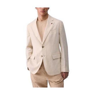 Liu Jo Heren, Jassen, Beige, Maat: XL Leer