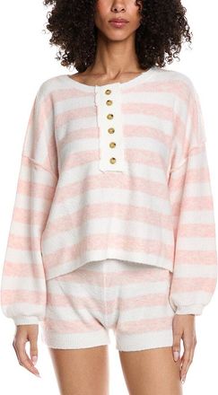 Vintage Havana Striped Henley Sweater