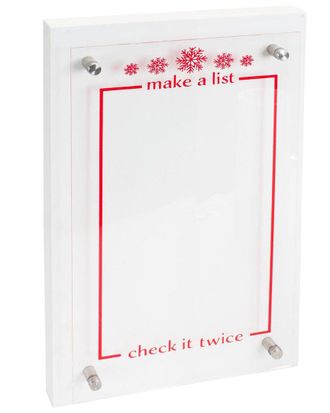 Melrose International Christmas List Acrylic Sign