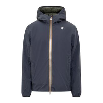 K-Way Jack St Warm Reversible Jacket - male - K-Way - Light Jackets - Blue - 2XL - Jackets