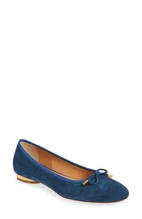 Tod's Ballerina Flat in Baltic Chiaro at Nordstrom, Size 10.5Us