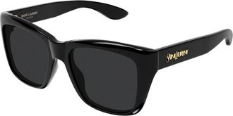 Saint Laurent SL 923 Zonnebril - Dames - Zonnebrillen - Zwart - 55 MM - Accessoires