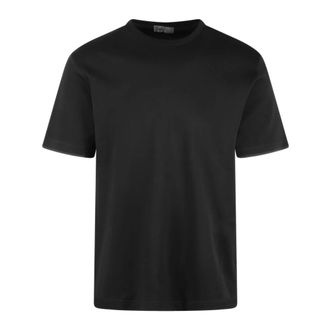 Herno Cotton Resort T-Shirt - male - Herno - T-Shirts - Black - XL - Tops