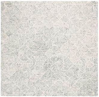 Safavieh Alfombra lana verde/avorio 122 x 122 cm