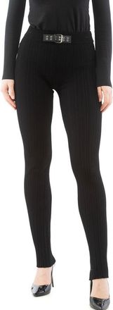 Moschino Black Viscose Casual Womens Pants