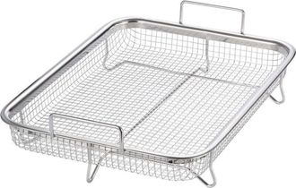 OEM Panier Barbecue - Acier Inoxydable 304 - 30 X 22 X 5 Cm - Usage Int&eacute;rieur Ext&eacute;rieur - 1 Pi&egrave;ce